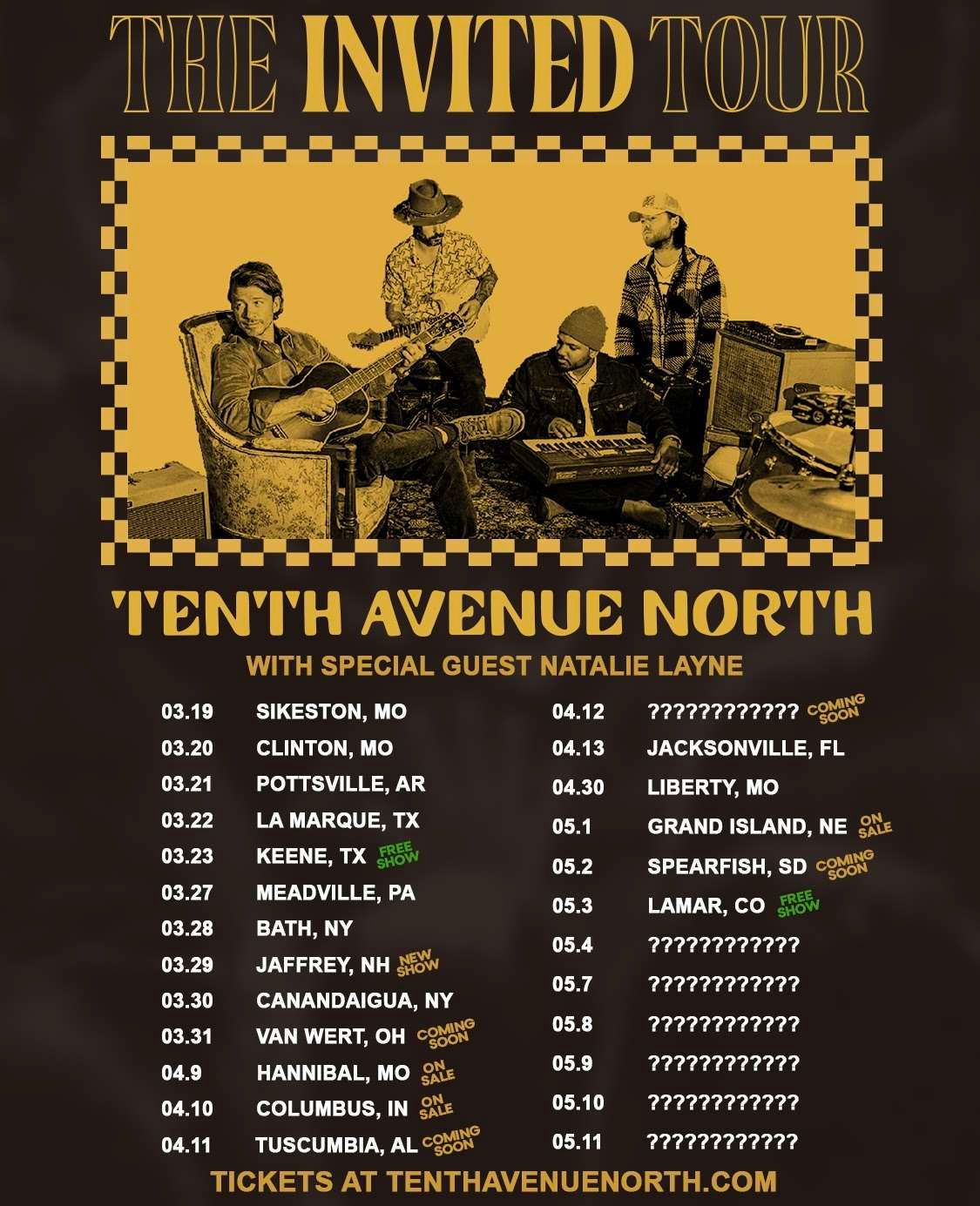 Tenth Avenue North, 2 August | Event in Fort Wayne | AllEvents