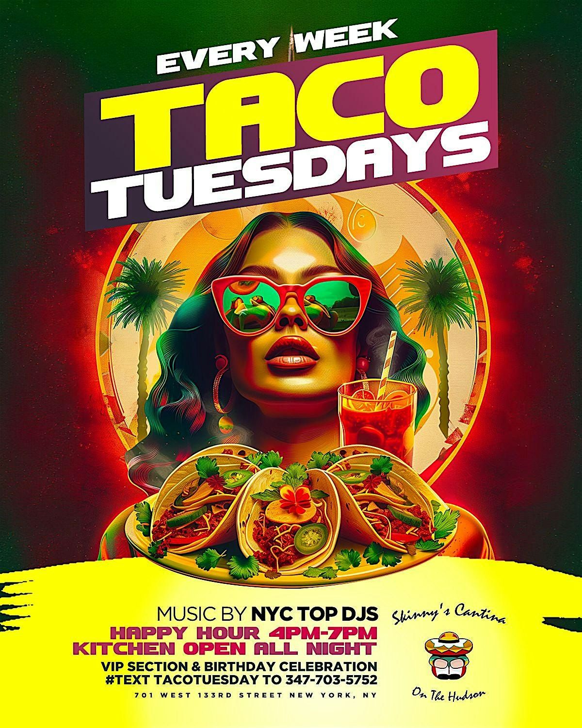 TACO TUESDAYS SKINNY’S CANTINA ON THE HUDSON | Event in New York | AllEvents