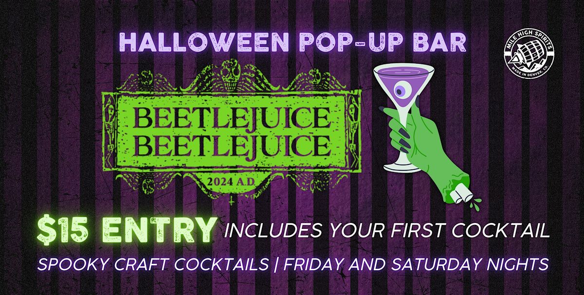Beetlejuice Pop Up Bar Nashville