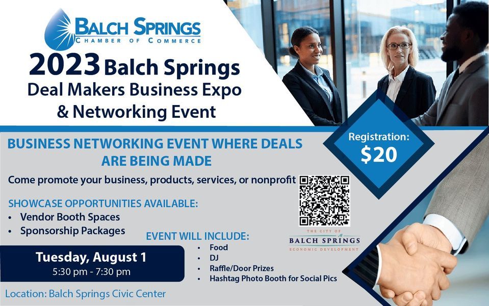 2023 Balch Springs Deal Makers Business Expo & Networking Event , Balch