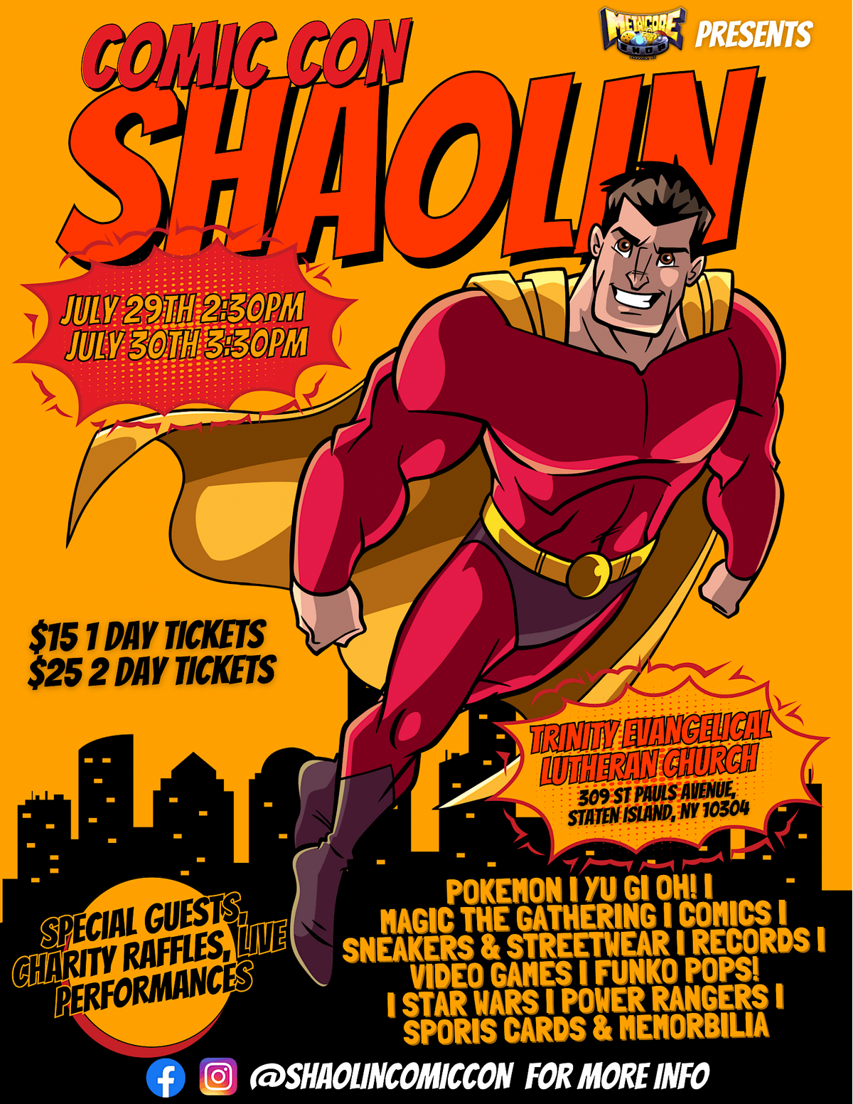 Shaolin Comic Con, 309 St Pauls Ave, Staten Island, 23 July 2023