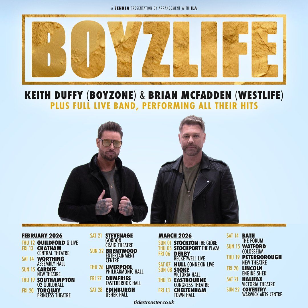 Boyzlife Brentwood Tickets, 22 February | Event in Brentwood | AllEvents