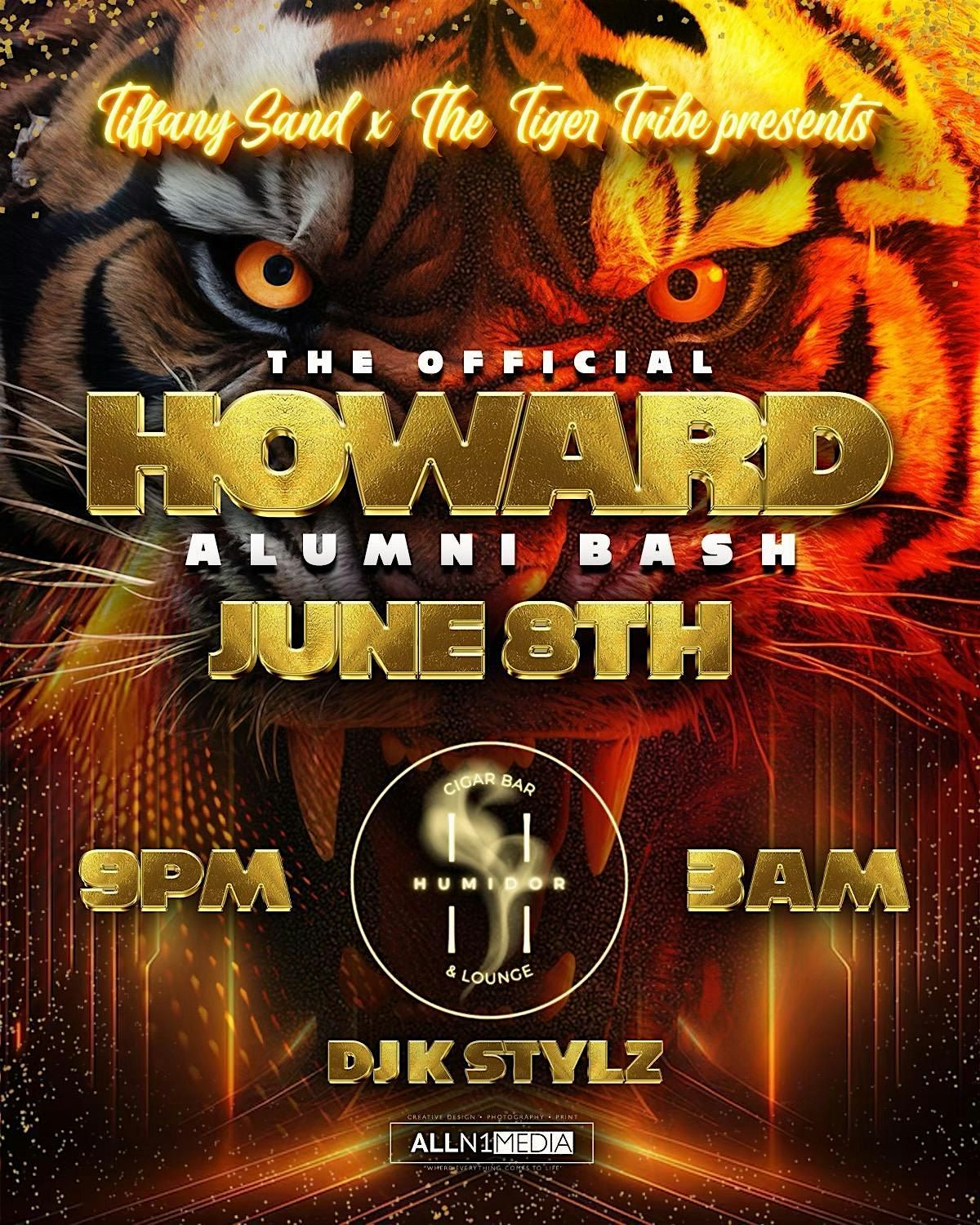 Howard Alumni Bash/R&B and Mimosa Brunch, Humidor Cigar Bar and Lounge