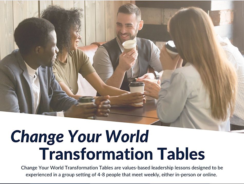 Change Your World Transformation Tables - Maxwell Leadership, The ...