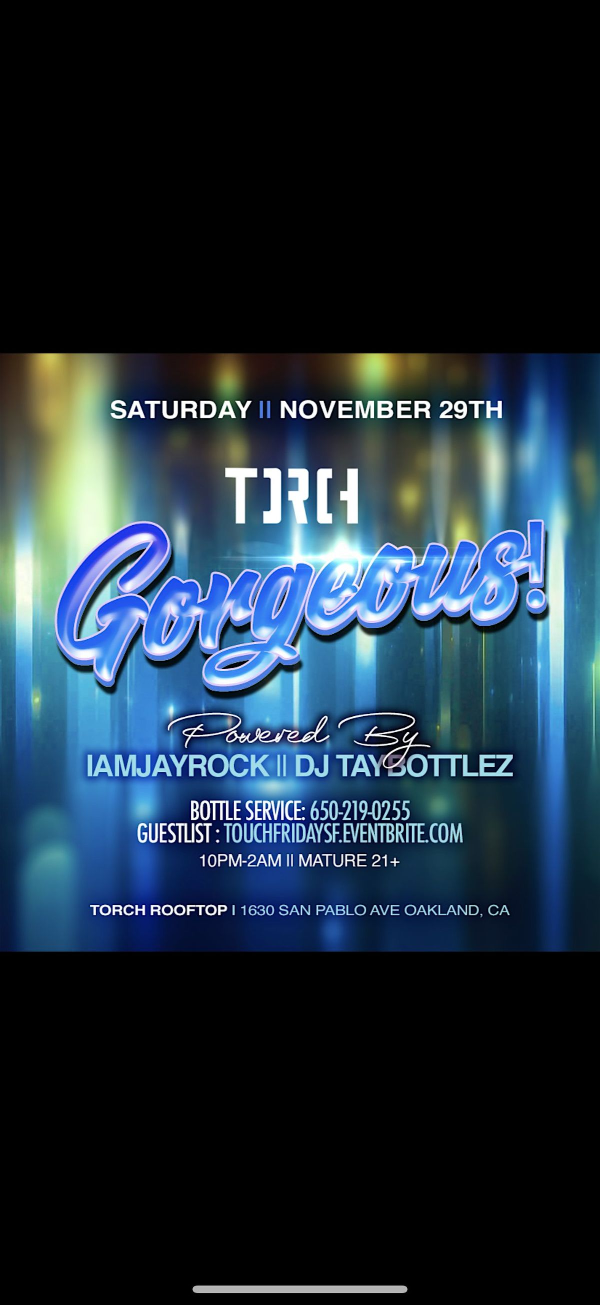 GORGEOUS | Event in Oakland | AllEvents