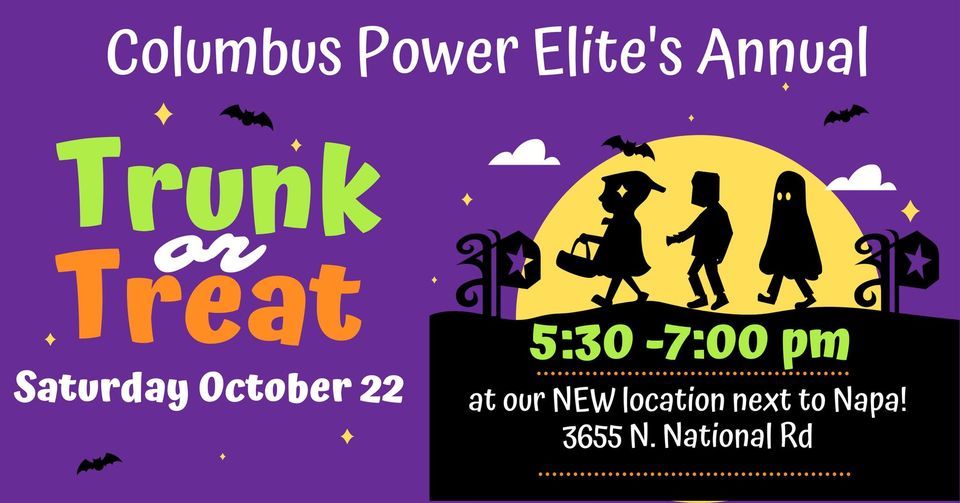 CPEs Annual Trunk or Treat, Columbus Power Elite, October 22 2022