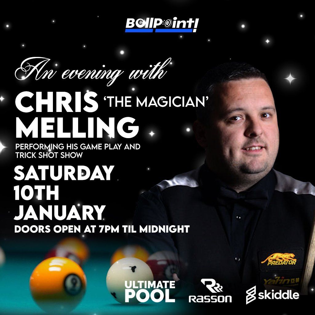 An Evening With Chris "THE MAGICIAN" Melling, 10 January | Event in Telford | AllEvents
