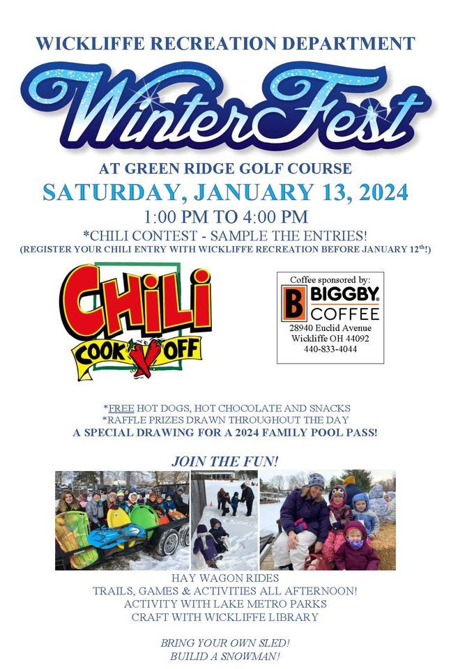 WinterFest 2024, 29150 Ridge Rd, Wickliffe, OH 440922448, United