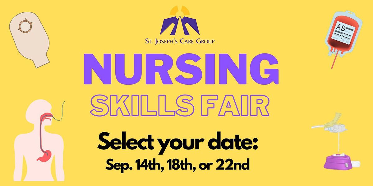 Nursing Skills Fair, St. Joseph's Care Group, Thunder Bay, 14 September