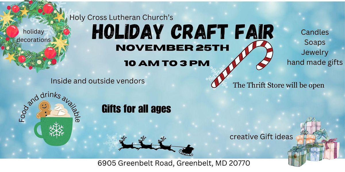 Holy Cross Lutheran Churchs Holiday Craft Fair, Holy Cross Lutheran