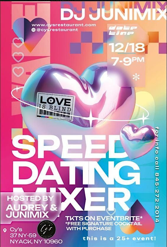 SPEED DATING MIXER @CY'S, 18 December | Event in Nyack | AllEvents