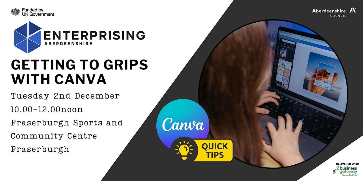 Getting To Grips With Canva, 2 December | Event in Fraserburgh | AllEvents