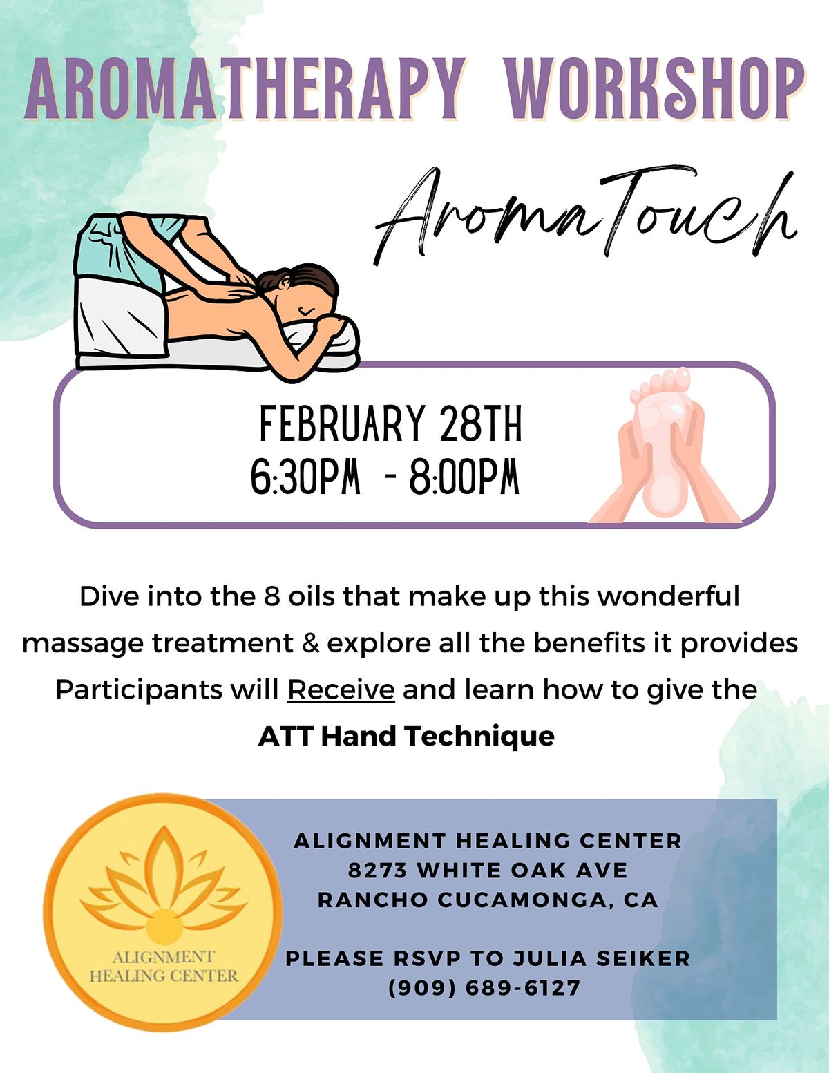 AromaTouch Technique Essential Oil Alignment Healing Center