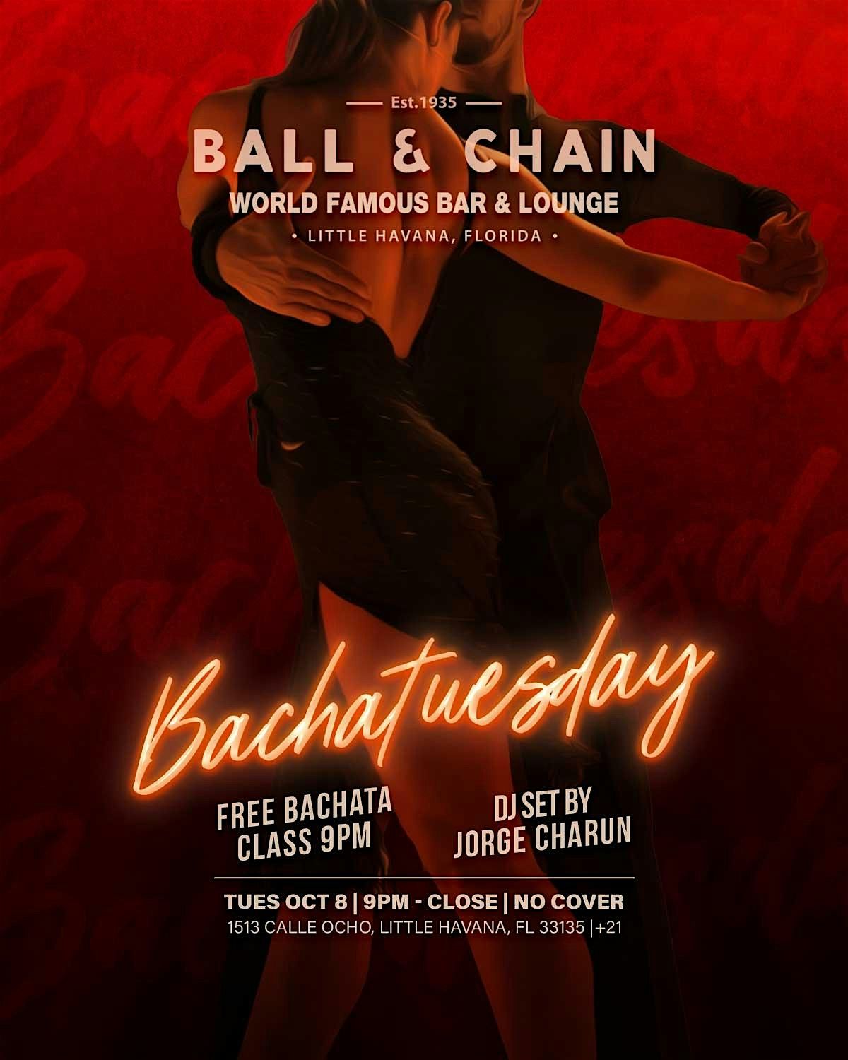 Bachatuesdays at Ball and Chain feat Dj Charun and guests | Event in Miami | AllEvents