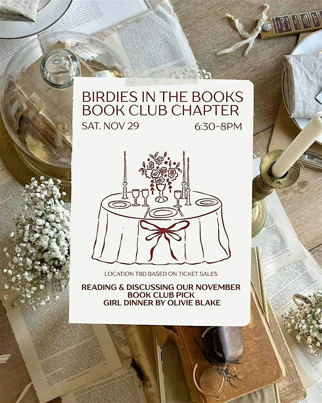 Birdies in the Books - November Book Club, 29 November | Event in Frisco | AllEvents