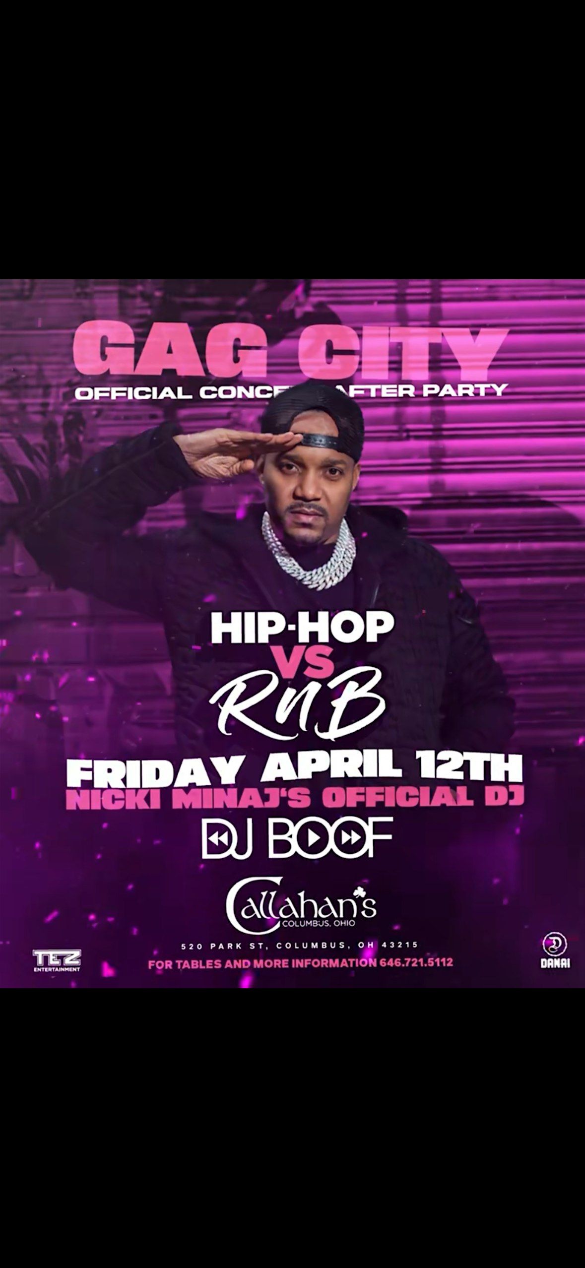 Gag city concert after party with dj boof callahan s columbus 12