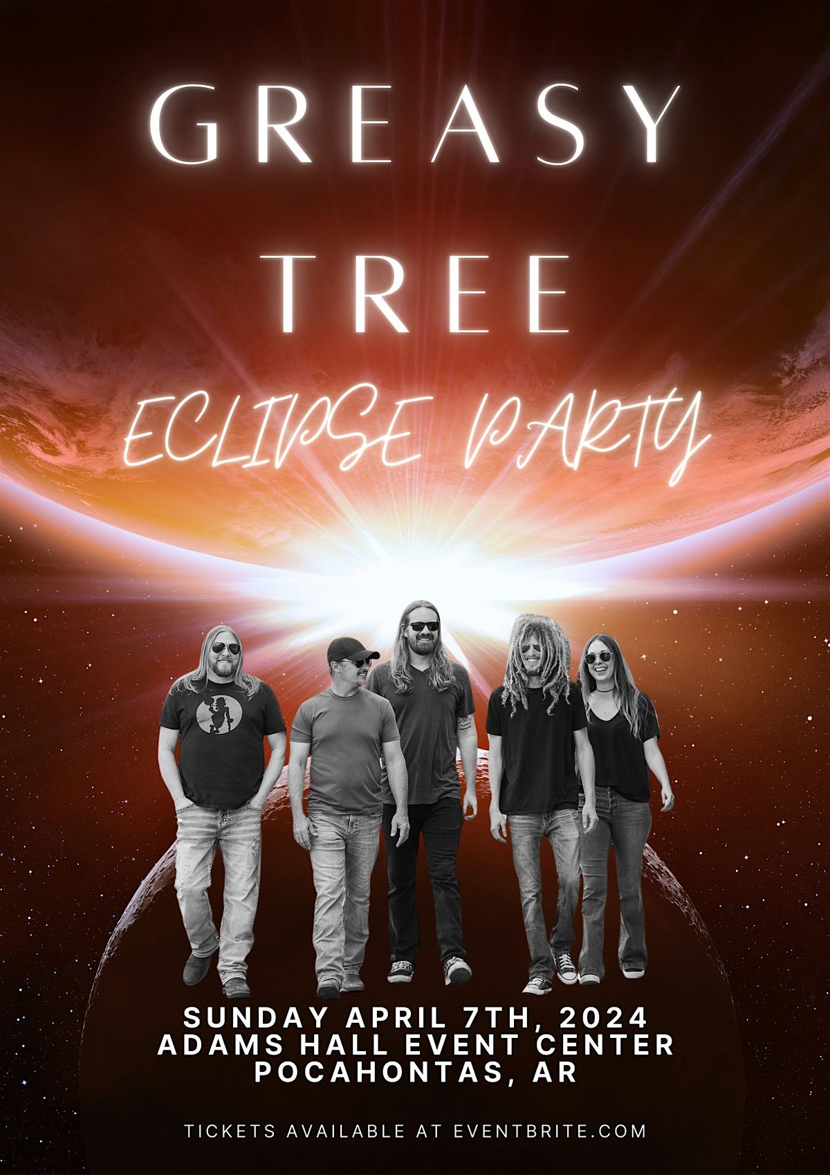 Greasy Tree Eclipse Party, 102 West Everett Street, Pocahontas, AR, USA