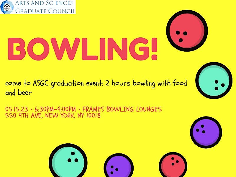 ASGC End of Year Celebration Bowling, Frames Bowling Lounge, New York