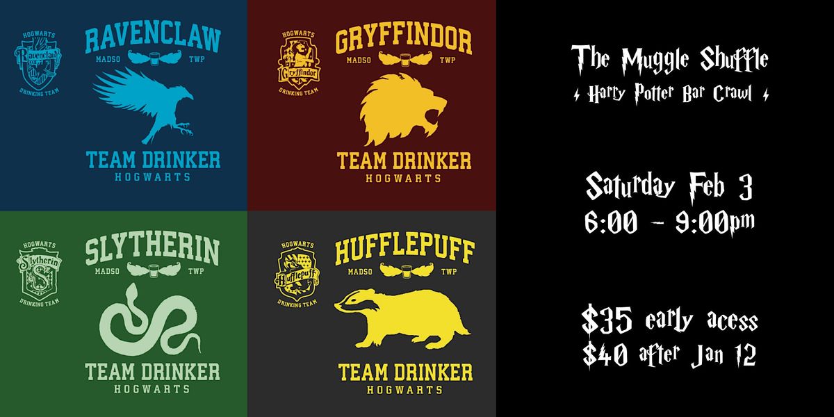 The 2024 Muggle Shuffle (Harry Potter Bar Crawl), Township, Tallahassee