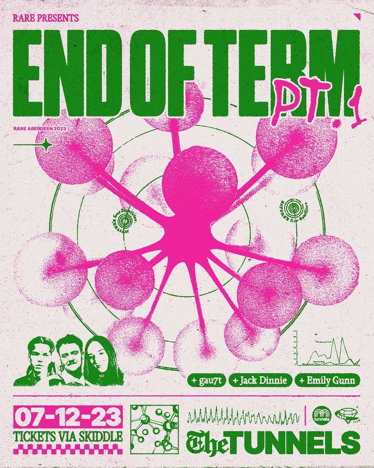 RARE Club // End of Term pt1 , Tunnels Aberdeen, December 7 to