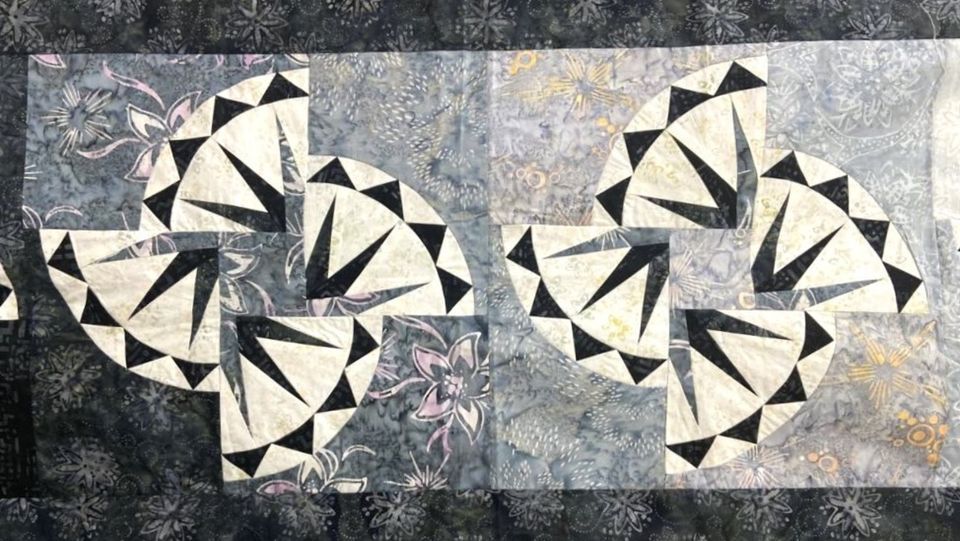 Ombre Quiltworx Tablerunner Class, Taylor Sewing Quilt Shop, Brockville