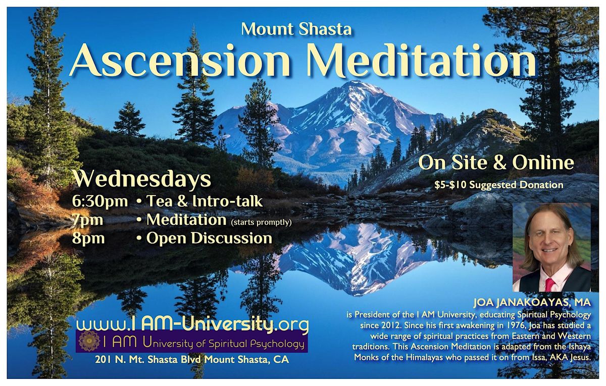 Mount Shasta Ascension Meditation | Online Event | AllEvents.in