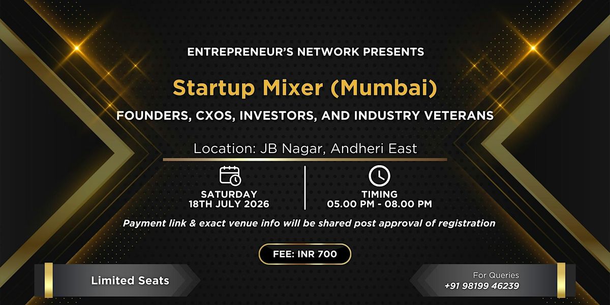 Startup Mixer (Mumbai)