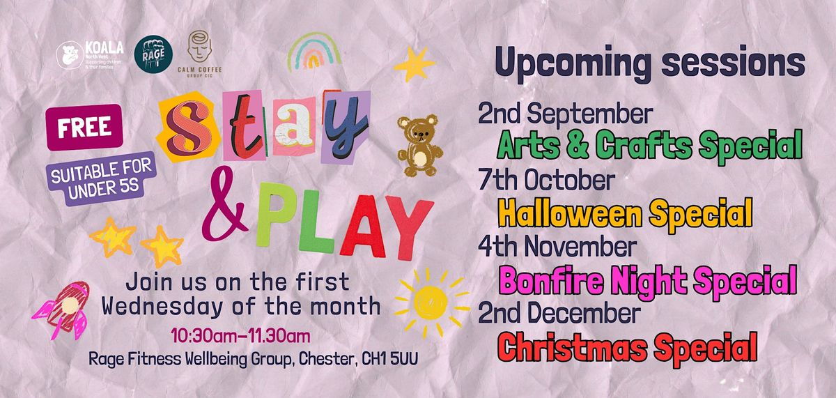 Early Years Stay and Play Chester, Rage Fitness Wellbeing Group, Blacon ...
