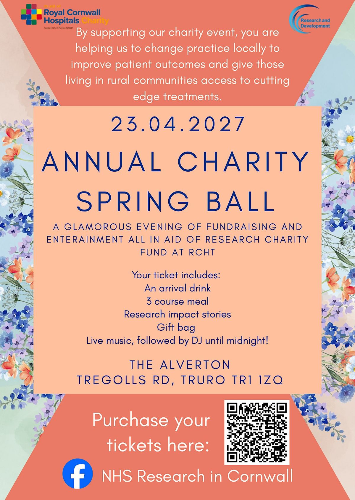 Charity Spring Ball 2027, The Alverton, Truro, 23 April 2027 | AllEvents