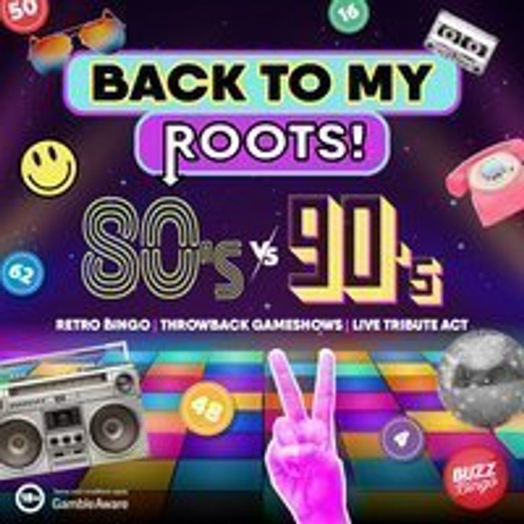 Back to my roots: 80's Vs 90's - Ashmore Park 22/11/25, 22 November | Event in Wolverhampton | AllEvents