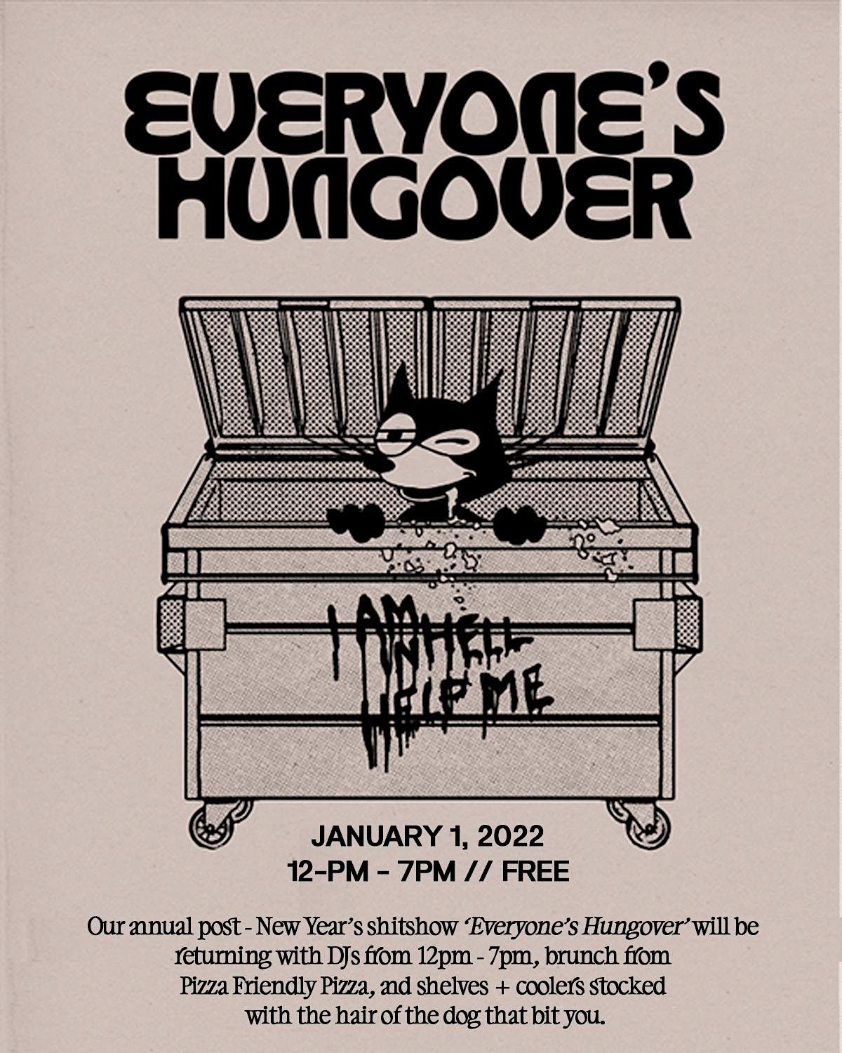 Everyones Hungover, The Empty Bottle, Chicago, 1 January 2023