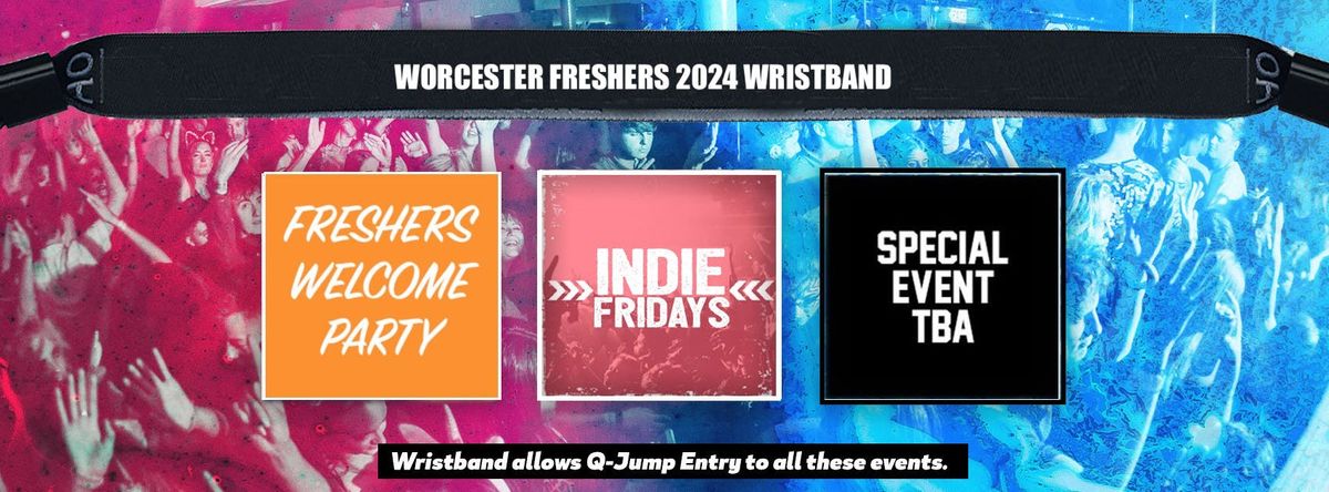 Worcester Freshers Invasion 2025 Wristband, 14 September | Event in Worcester | AllEvents