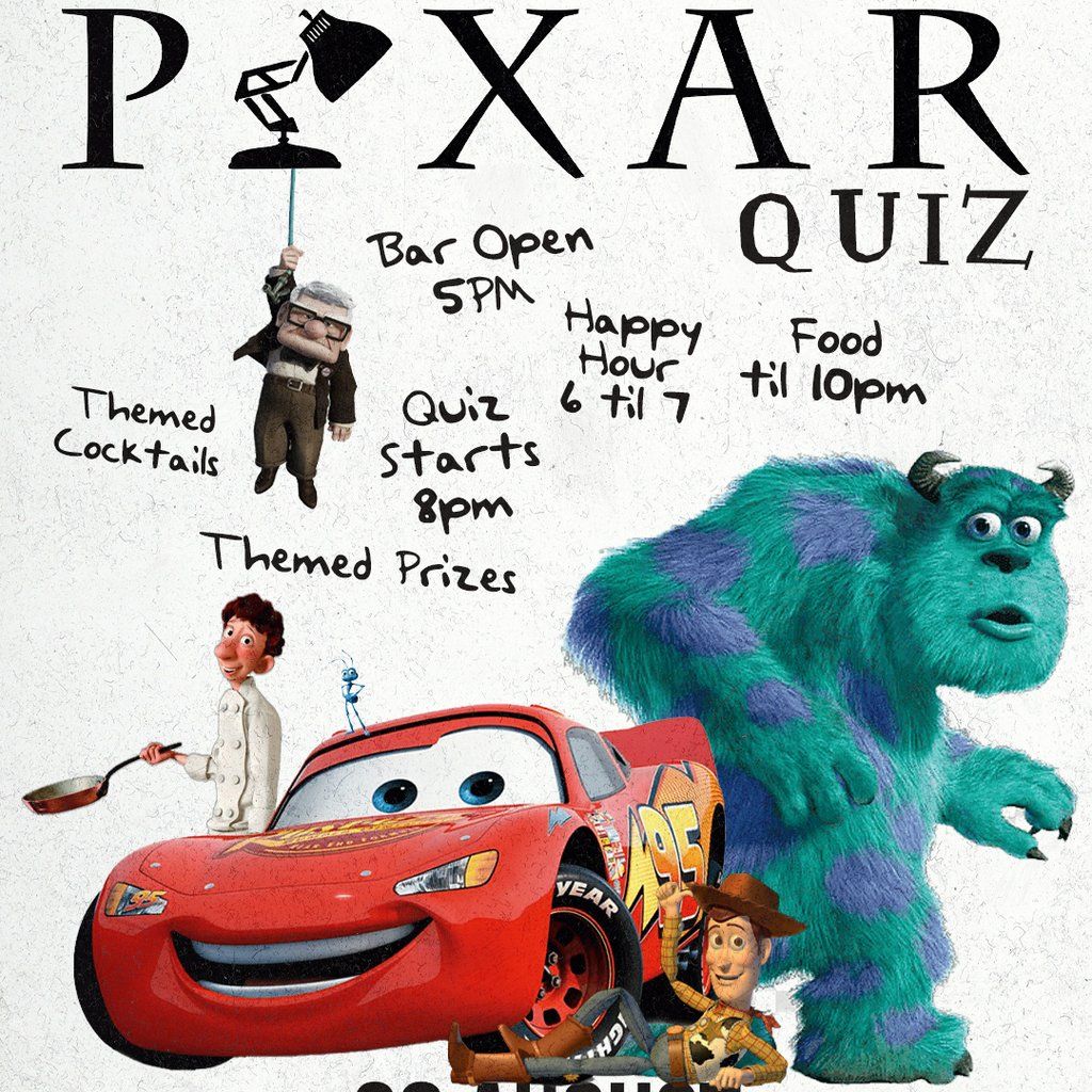 Disney Pixar Quiz, 28 August | Event in Middlesbrough | AllEvents