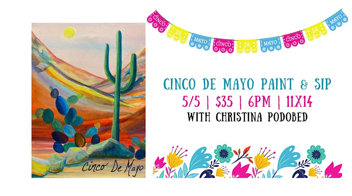 Cinco de Mayo Paint & Sip, Propagate Studio, Franklin Township, 5 May