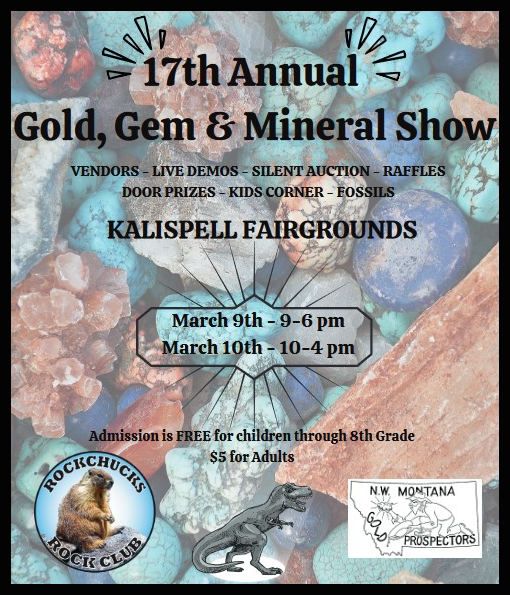 17th Annual Rock & Gem Show, Flathead County Fair Grounds, Kalispell, 9