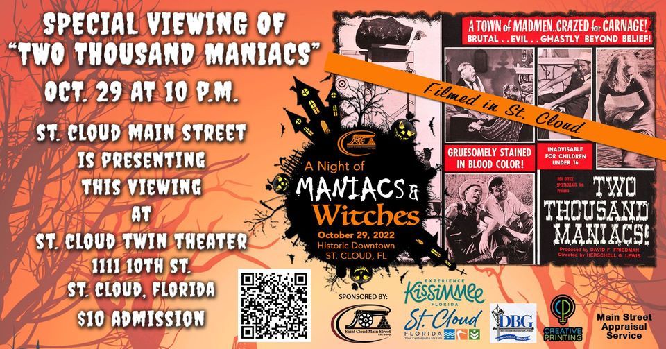 Cult Classic "Two Thousand Maniacs!" Filmed right here in St. Cloud