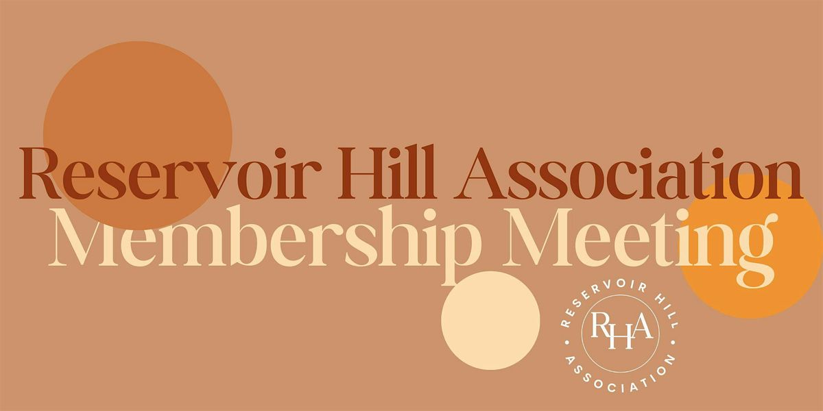 4th Annual Reservoir Hill Association Membership Meeting, 8 November | Event in Baltimore | AllEvents