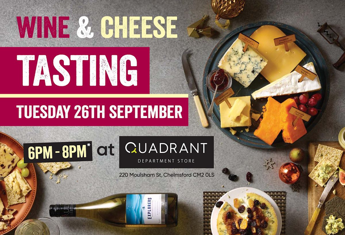 Wine & Cheese Tasting, Quadrant Department Store, Chelmsford, 26