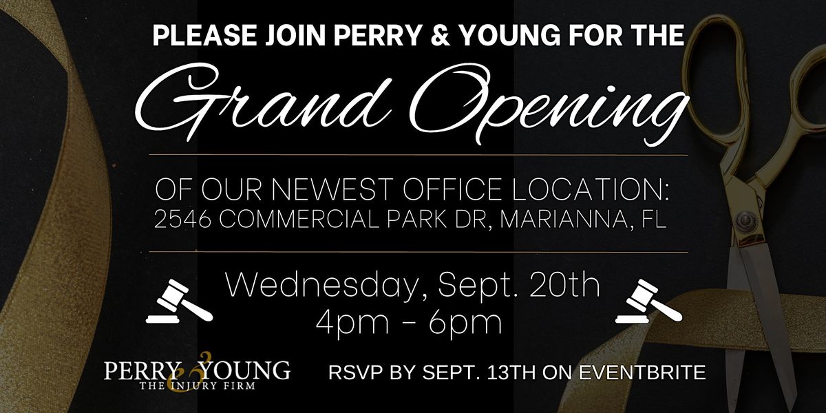 Marianna Office Grand Opening, 2546 Commercial Park Dr, Marianna, 20