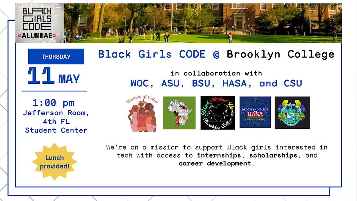 Black Girls CODE Brooklyn College Spring Tour Brooklyn College black-girls-code-brooklyn-college-spring-tour-brooklyn-college