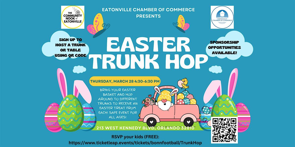 Easter Trunk Hop, Eatonville Chamber of Commerce, 28 March 2024