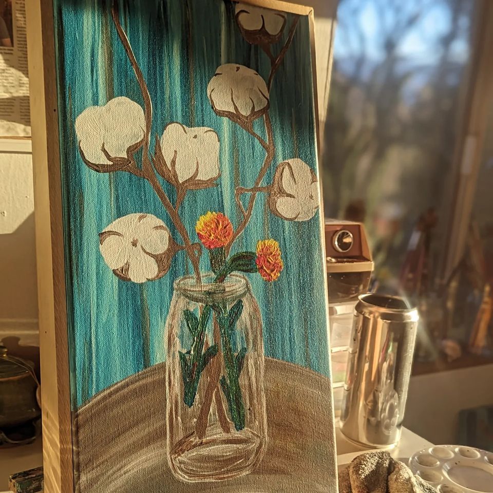 Paint & Sip, Angry Elk Brewing Co, Whittier, 16 November 2023