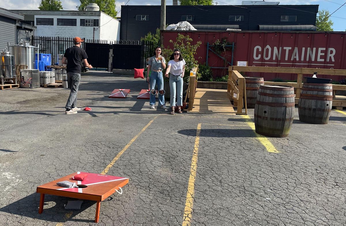 Burger Day Cornhole Tournament, Container Brewing, Vancouver, 28 May