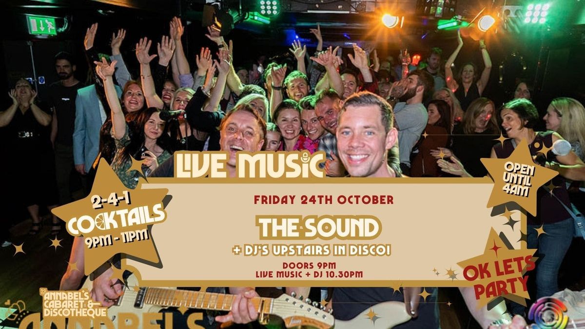 Live Music: THE SOUND // Annabel’s Cabaret &amp; Discotheque, 24 October | Event in Plymouth | AllEvents