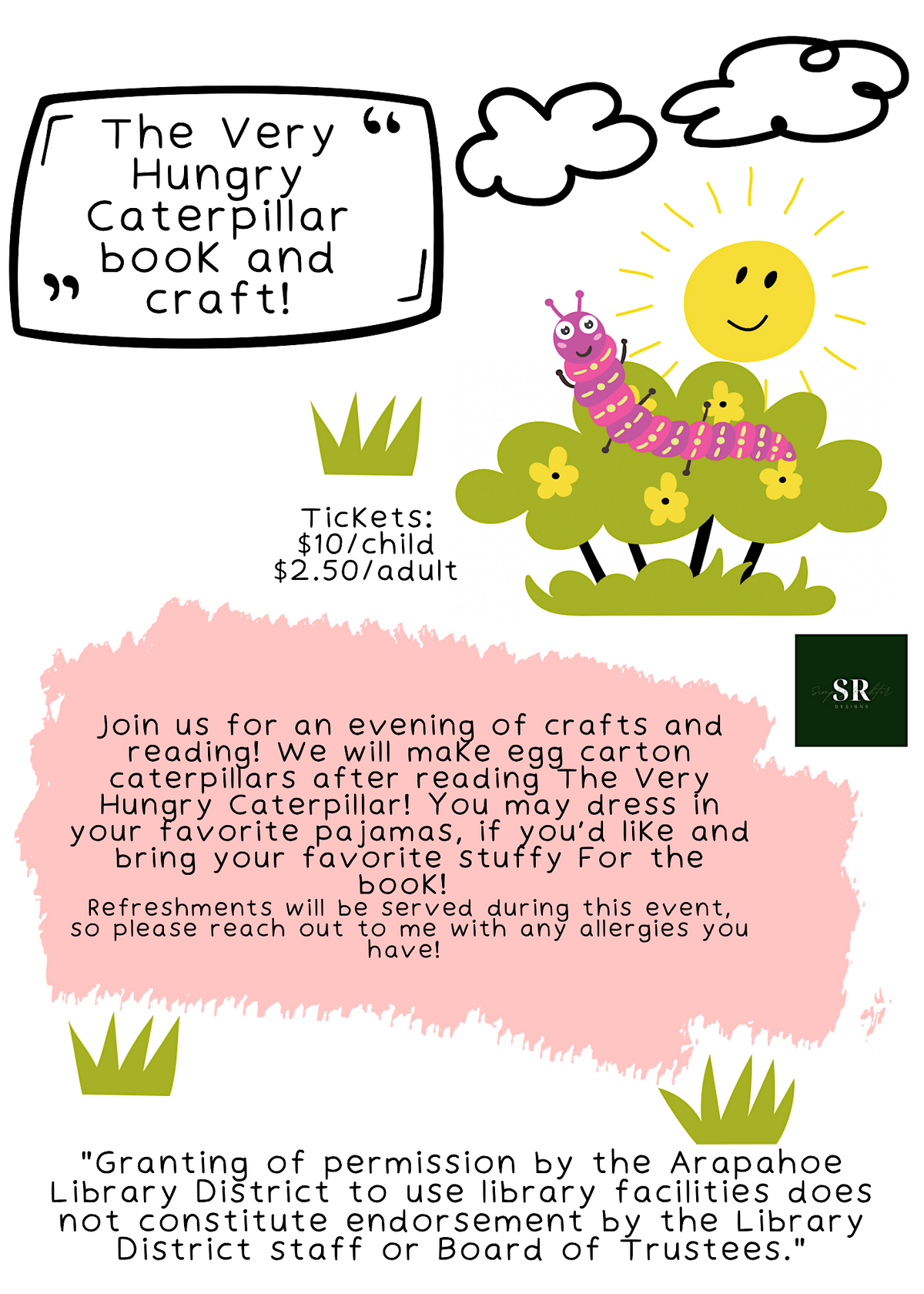 Caterpillar Creations and the very hungry caterpillar book reading!, Smoky  Hill Library (Arapahoe Libraries), Centennial, November 14 2022 |  AllEvents.in