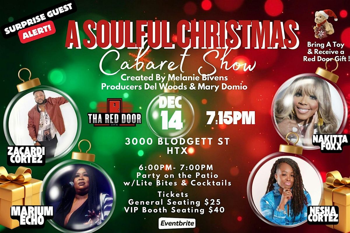 A Soulful Christmas Cabaret, 14 December | Event in Houston | AllEvents