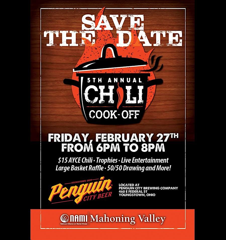 NAMI Mahoning Valley’s Fifth Annual Chili Cook-Off