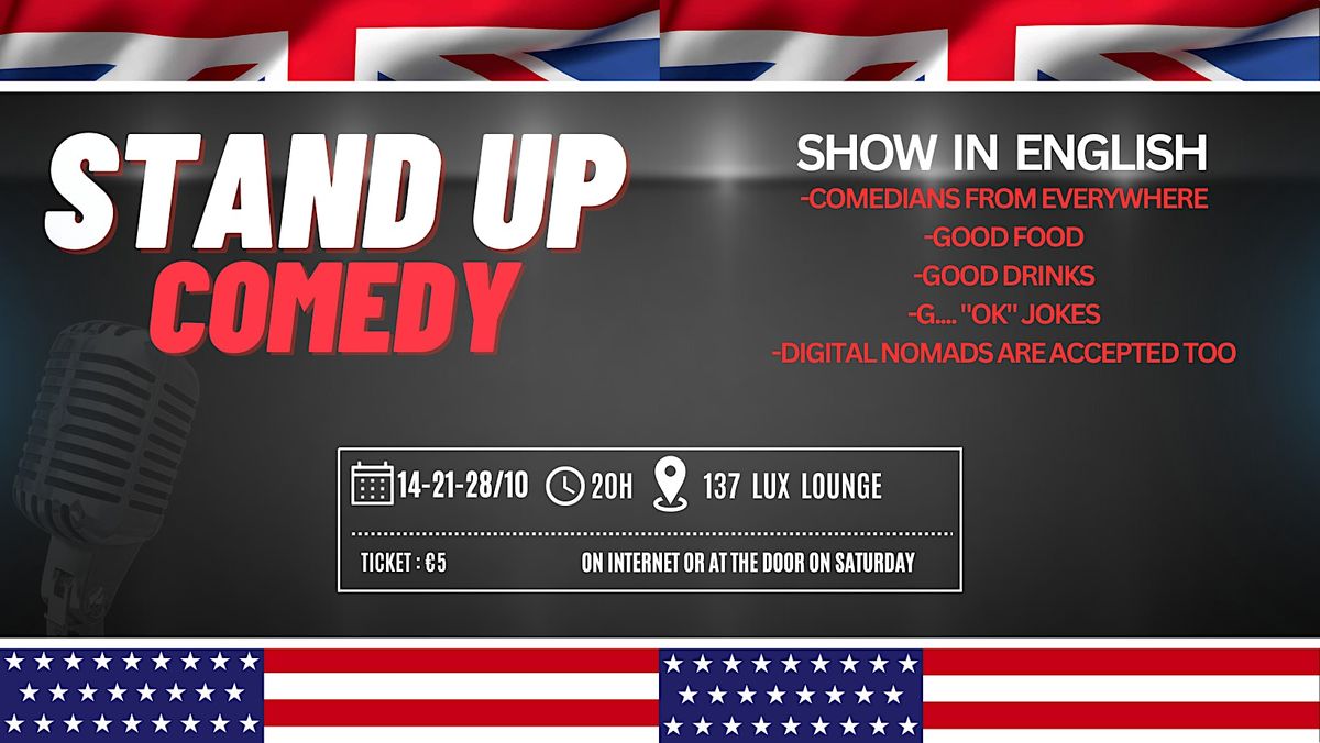 STAND UP IN ENGLISH CAPIVARA ALBINA, Lux Lounge Lisboa, 28 October