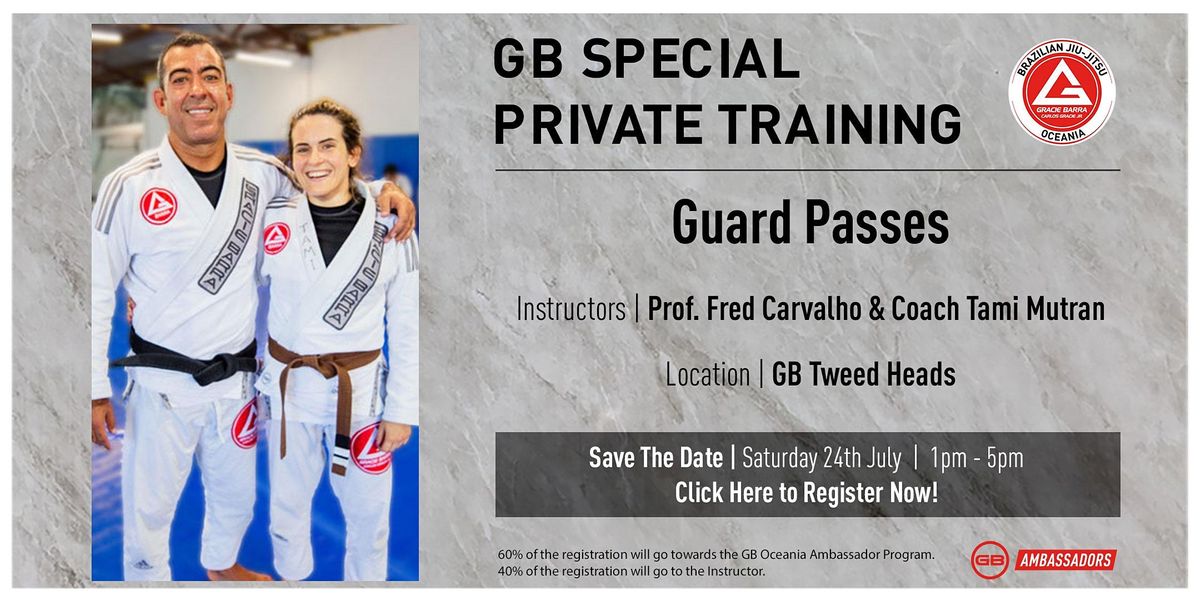 GB Special Private Training At GB Tweed Heads, Gracie Barra Tweed Heads