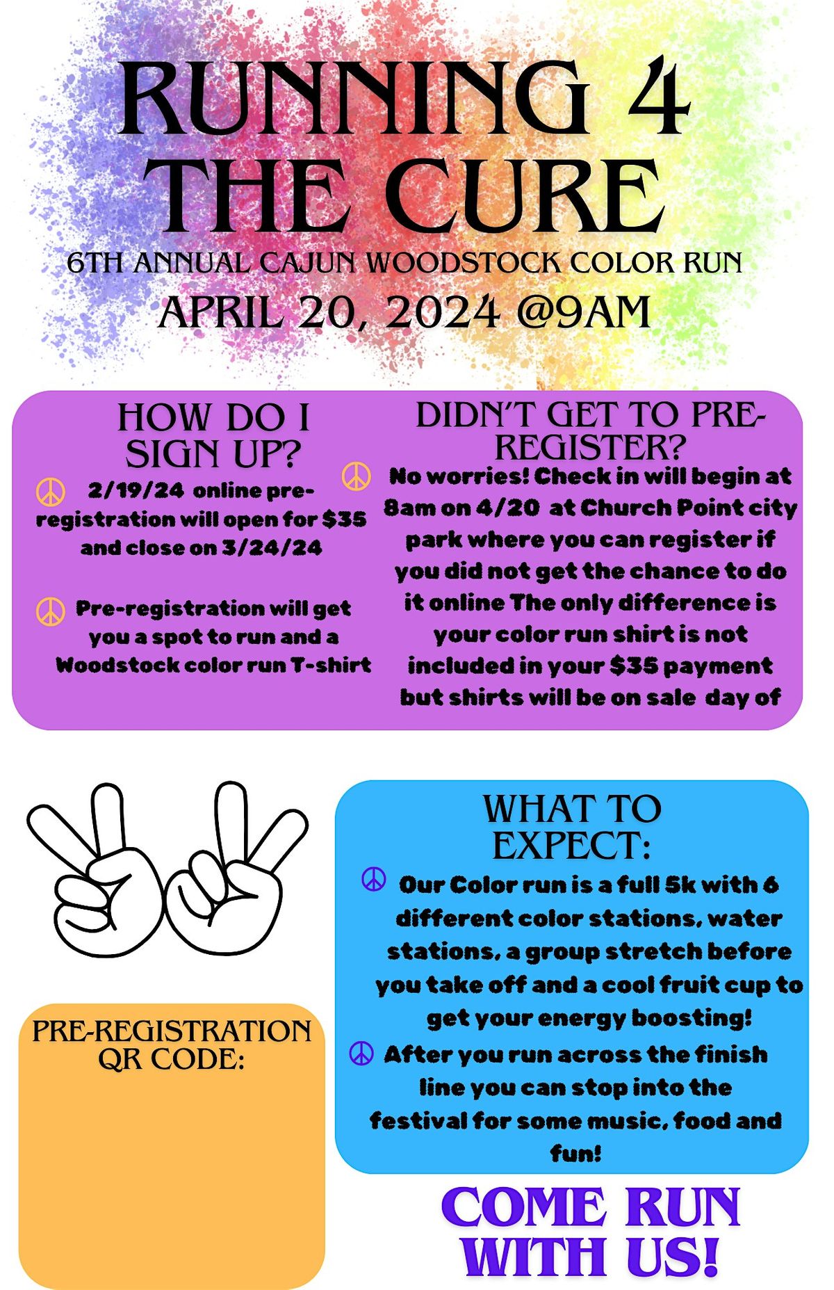 Running 4 the Cure, Church Point City Park, April 20 2024 AllEvents.in